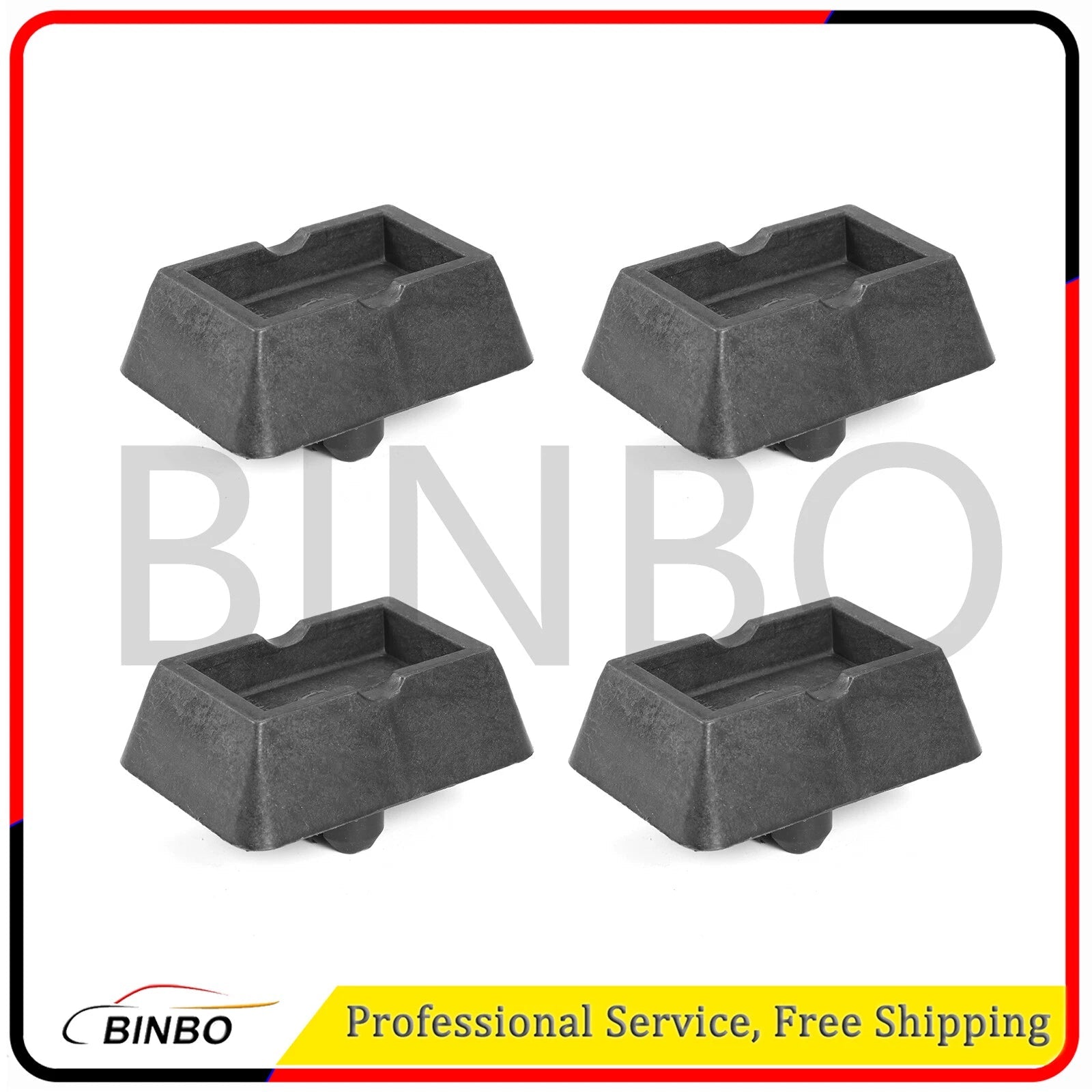 4PCS Under Car Jack Support Lift Pad for BMW E39 E46 323Ci 323i Z4 51718268885 07FC0E-D4 - KOEEK