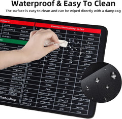 new Quick Key Non-Slip Keyboard Mouse Pad, Desk 800*300mm (11.8*31.5in), Black 07FC0E-D4 - KOEEK