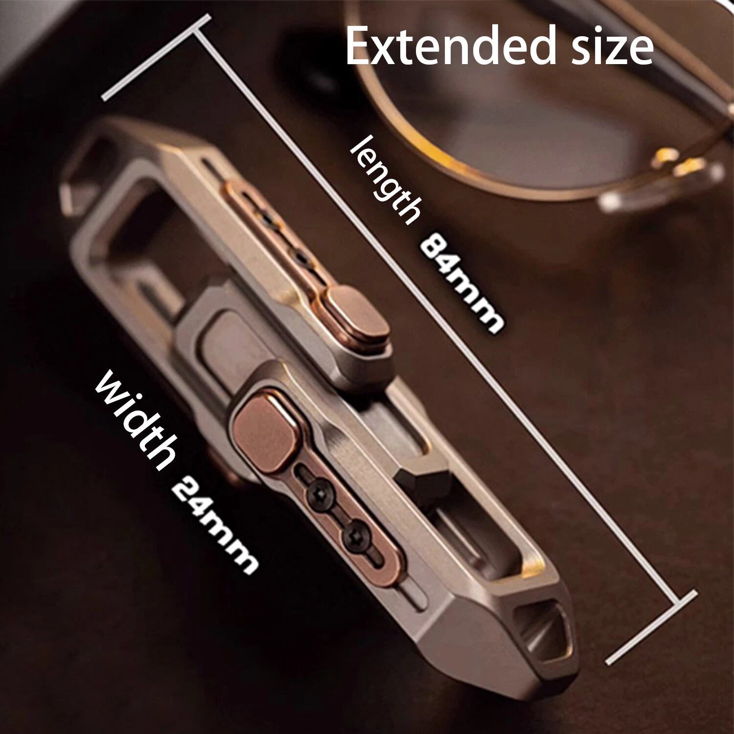 Fidget Slider Push Fidget Toy Metal Toy Wanwu Stainless Steel Stress Relief 07FC0E-D4 - KOEEK