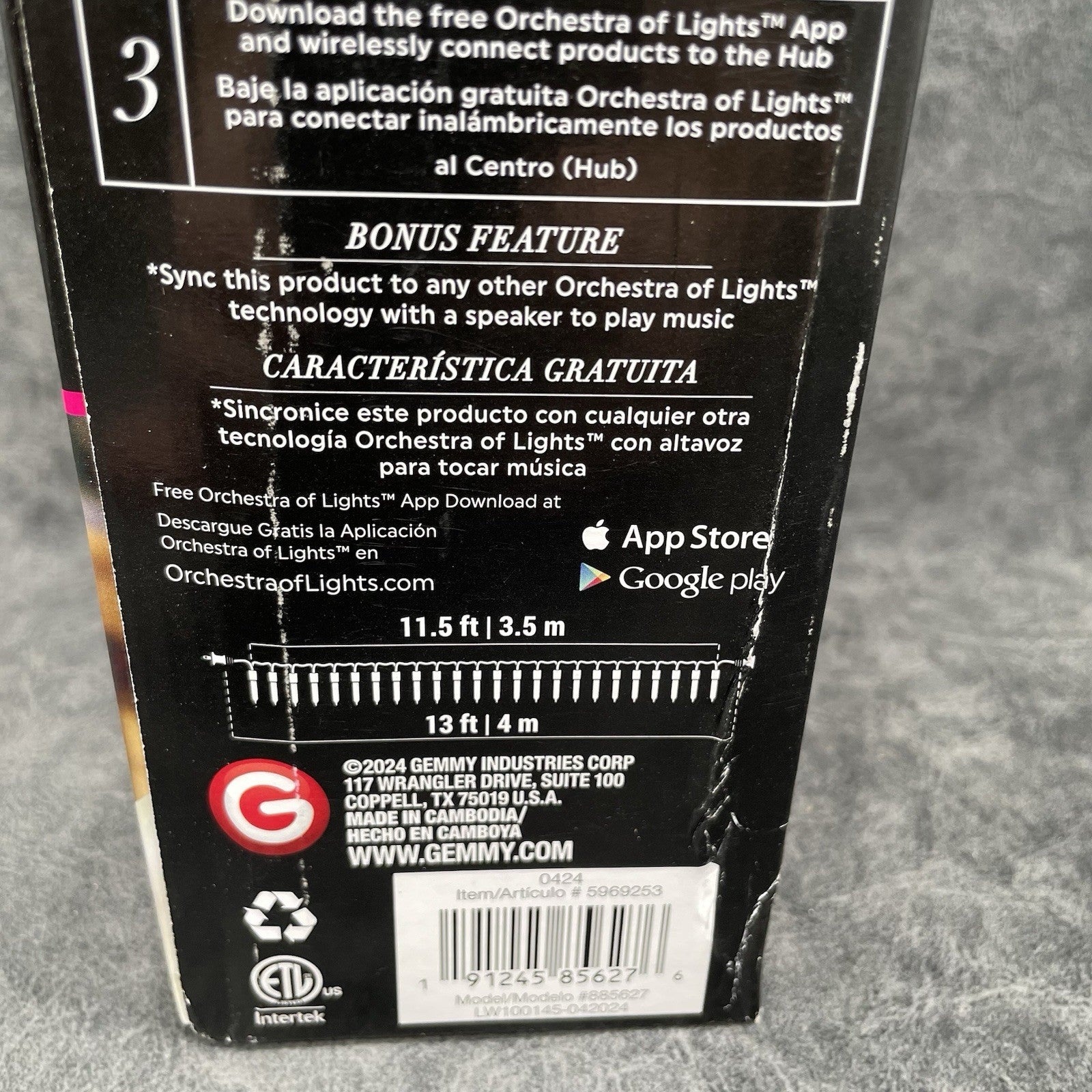 24 Gemmy Orchestra of Lights Color-Changing Faceted Mini LED Lights - GEMMY - KOEEK