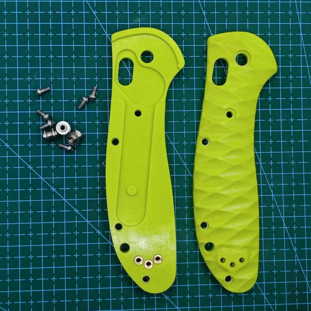 1 Pair G10 Material Handle Scales for Benchmade Griptilian 551 Folding Knife 07FC0E-D4 - KOEEK