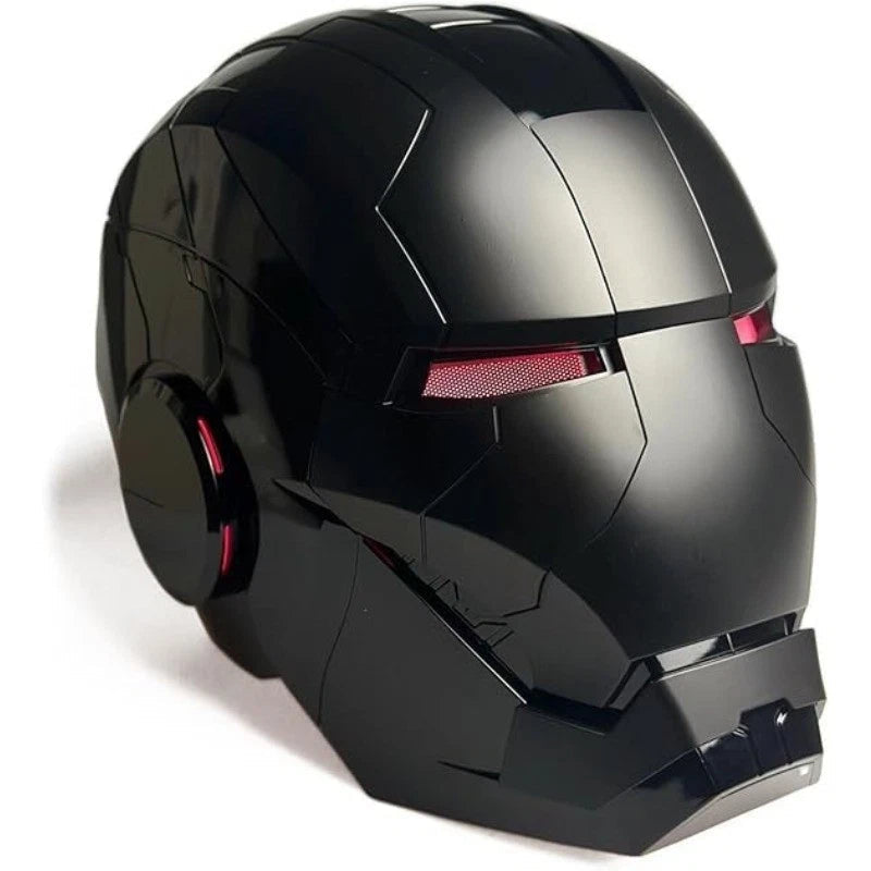 Iron Man MK5 Black 1:1 Helmet Wearable Voice-control Open&Close Cosplay Mask 07FC0E-D4 - KOEEK