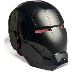 Iron Man MK5 Black 1:1 Helmet Wearable Voice-control Open&Close Cosplay Mask 07FC0E-D4 - KOEEK