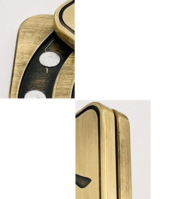 Small Zinc Alloy Mahjong Style Push Slider Metal Hand Fidget Depression EDC Toys 07FC0E-D4 - KOEEK