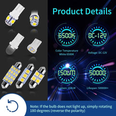 new 42 Pieces Interior Car Lights, Super Bright White Dome Map Tail Cab Lights... 07FC0E-D4 - KOEEK