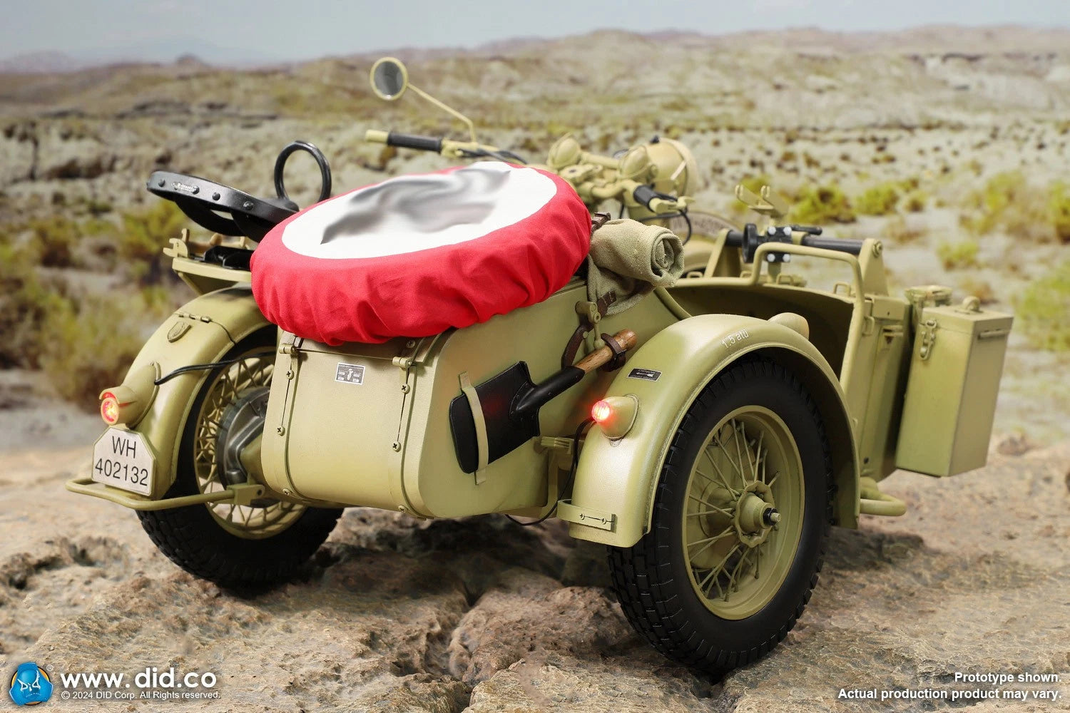 DID E60075Y 1/6 Motor Tricycle Motorcycle Model KS750 Yellow Color INSTOCK DID - KOEEK