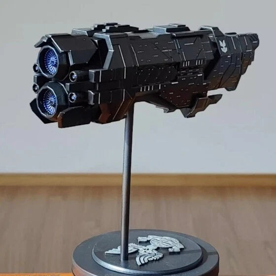 Halo Marathon-class Heavy Cruiser Science Fiction Spaceship Model Toy (NO BASE) 07FC0E-D4 - KOEEK