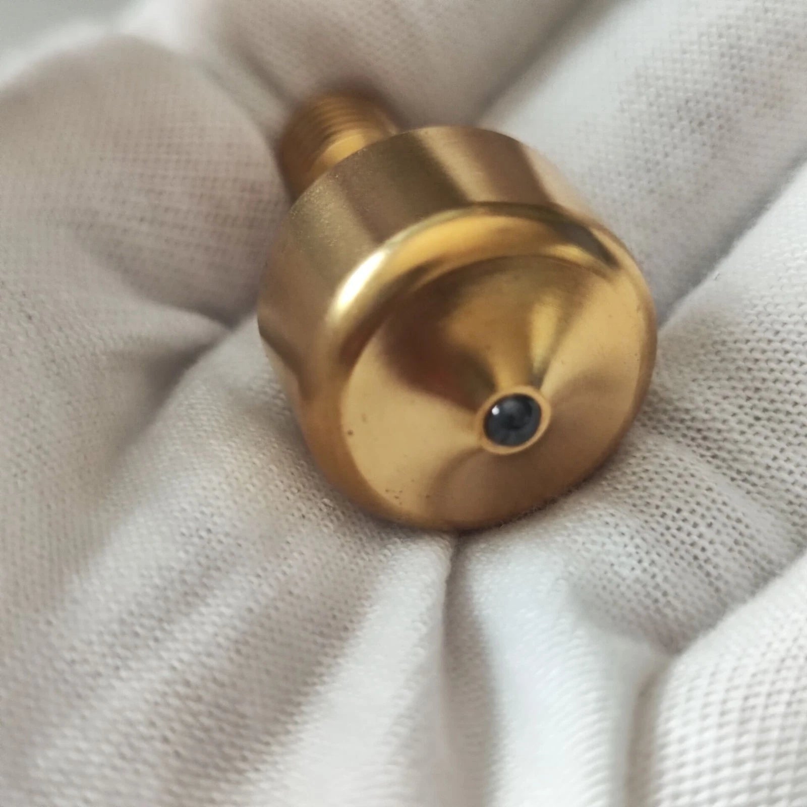 Brass Hand Twisting Spinning Top Gyro Gyroscope Ceramic Bead EDC Gyro Toy Gifts 07FC0E-D4 - KOEEK