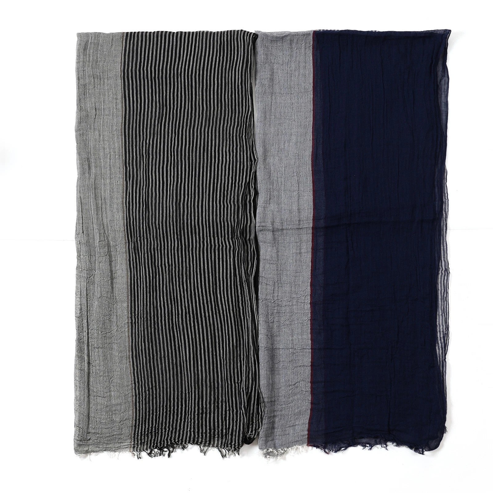 Mens Soft Cotton Made Bandana Scarf Stitching Colors Autumn Winter Shawl Necktie 07FC0E-D4 - KOEEK