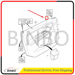 Front Left Beige Door Handle Inside For VOLVO XC60 2009-2013 39856976 07FC0E-D4 - KOEEK