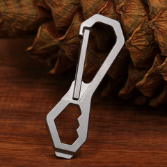 Titanium Alloy Multi Tool Wrench Screwdriver Men Waist Hanging Keychain EDC Gift 07FC0E-D4 - KOEEK