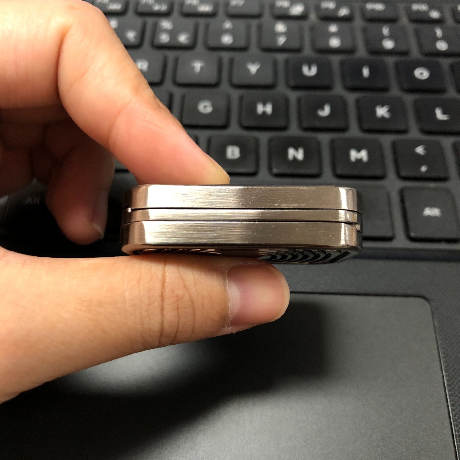 EDC Fidget Sliders Fidget Toys Magnetic Direct Push Card Slider Block ADHD Gift 07FC0E-D4 - KOEEK