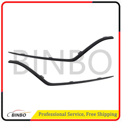 Pair Set of 2 Bumper Face Bar Trims Front Left-and-Right Outside for MB Mercedes 07FC0E-D4 - KOEEK