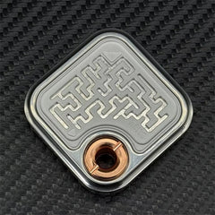 Maze Side-Push EDC Fidget Slider Stylish Stainless Steel Mechanical Fidget Toys 07FC0E-D4 - KOEEK