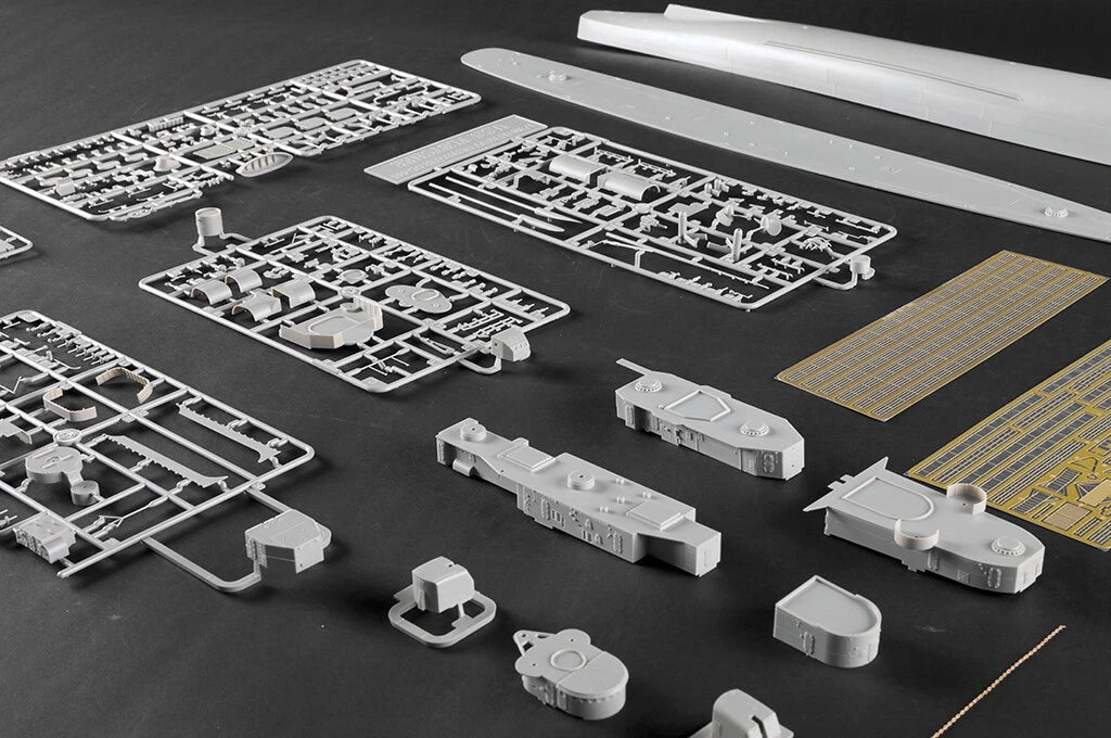 STOCK 03723 1:200 USS NAVY Fletcher Destroyer DD-445 Model Assembly Kit 07FC0E-D4 - KOEEK