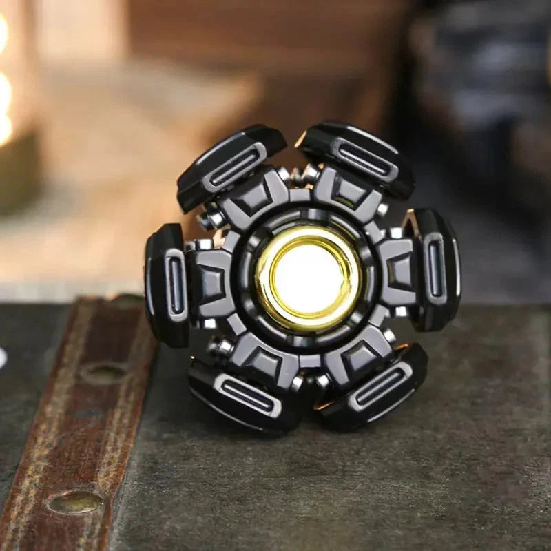 Open Armor Linkage Stainless Steel Fidget Spinner - EDC Stress Relief, ADHD Toy 07FC0E-D4 - KOEEK