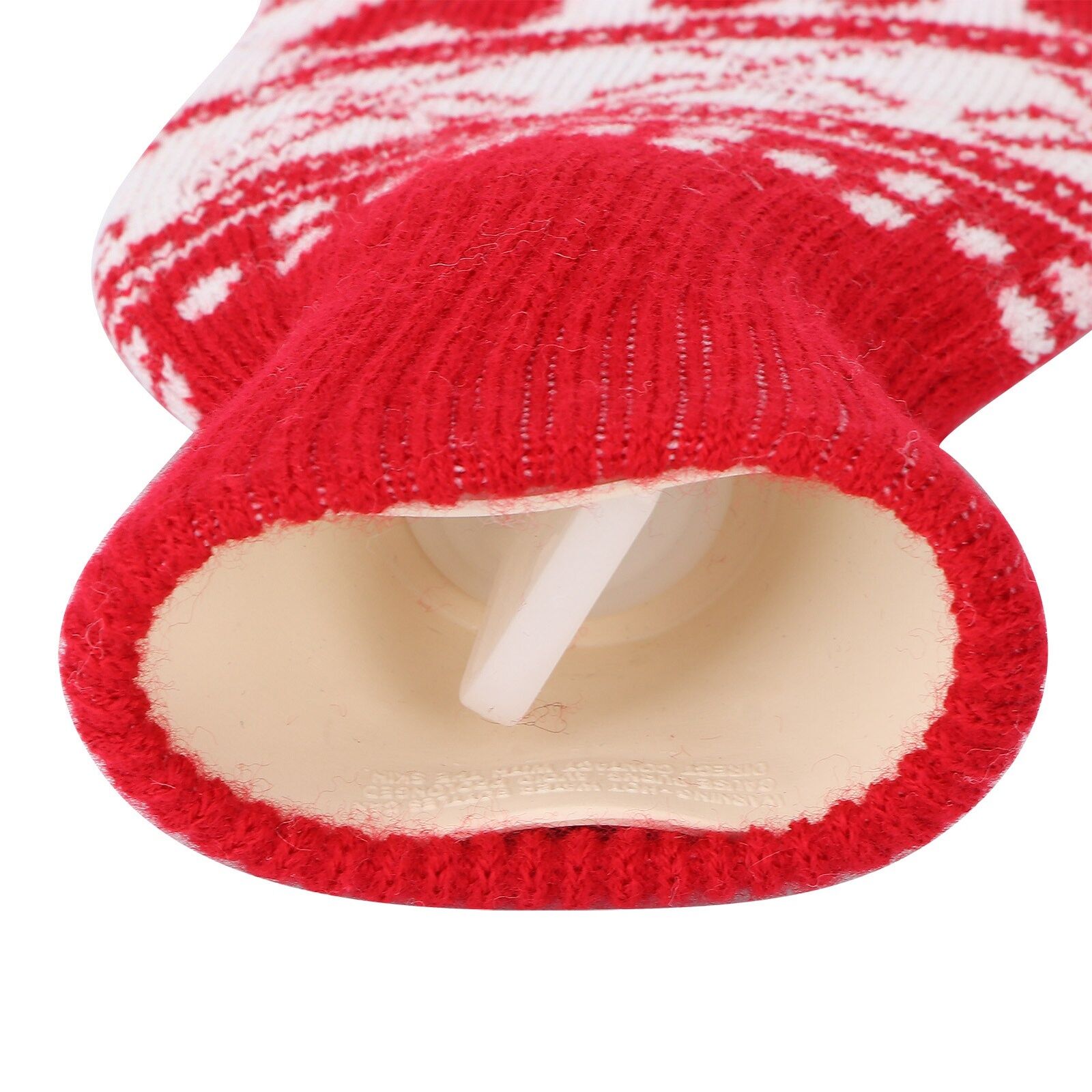 new 1L U Shaped Hot Water Bag Neck Shoulder Knitted Cover For Winter(Type 2 ) HGF koeek - KOEEK