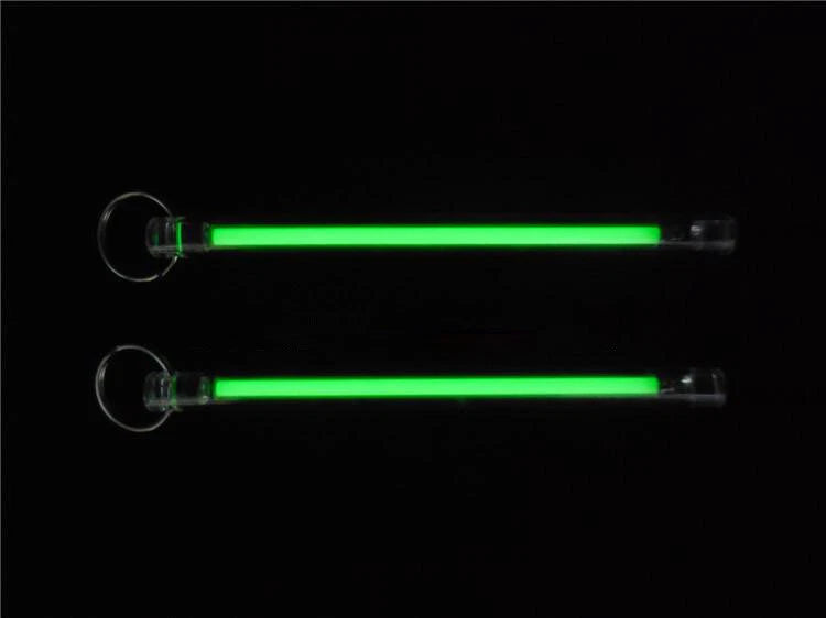 Key Chain Pendant 5*80/100mm Acrylic Shell Green Tube 25 Years Life Light Tube 07FC0E-D4 - KOEEK