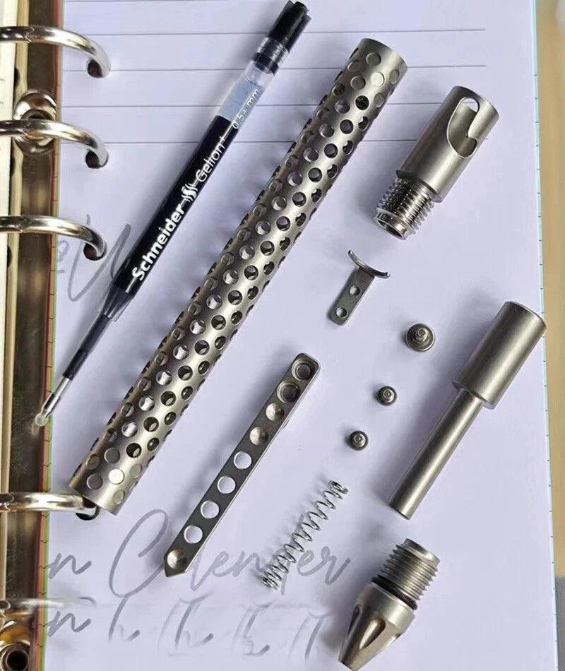 Five Styles All TC4 Titanium Alloy Business Signature outdoor Tool Gift Gel Pen 07FC0E-D4 - KOEEK
