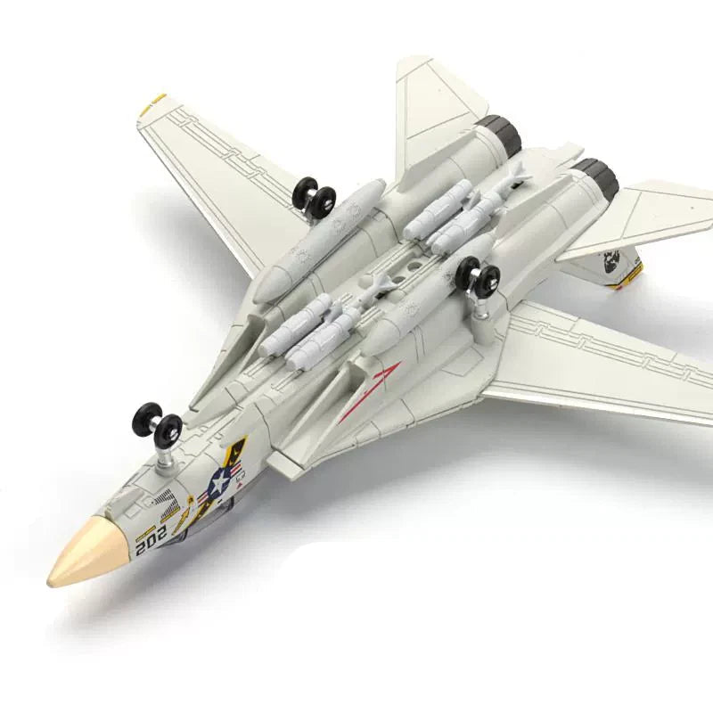 1/72 US F-14A Tomcat VF-84 Jolly Rogers Fighter Plastic Painted Unassembled 07FC0E-D4 - KOEEK