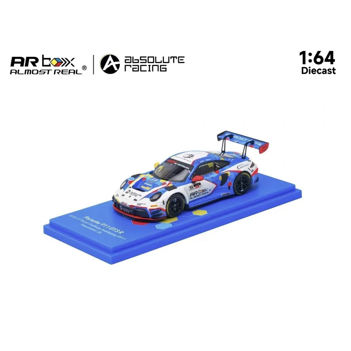 Almost Real ARbox 1/64 Porsche 911 GT3 R 2026 Sepang #911 Diecast Model Car ALMOST_REAL - KOEEK