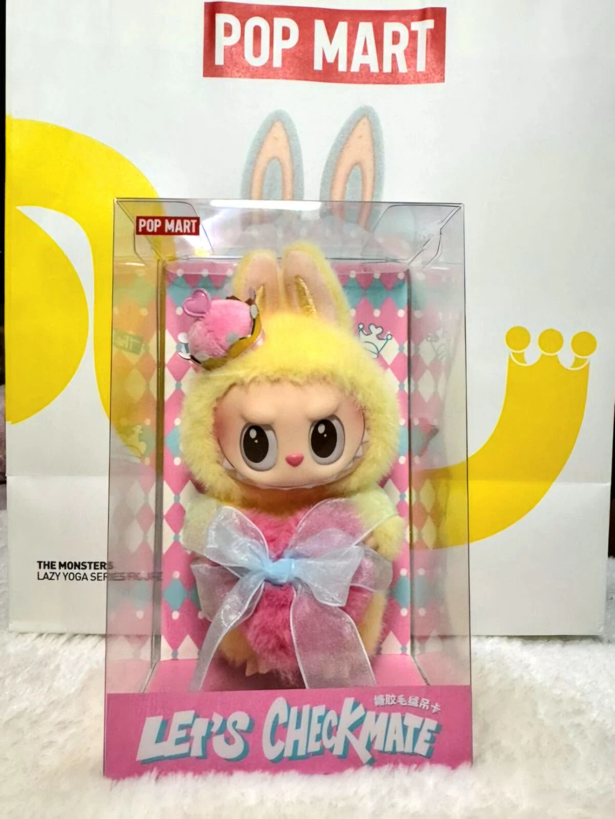 OFFICIAL AUTHENTIC  LABUBU THE MONSTERS Let's Checkmate Vinyl Plush 07FC0E-D4 - KOEEK