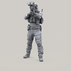 1/35 Resin Figure Model Kit Modern US Special Forces Unassambled Unpainted 07FC0E-D4 - KOEEK