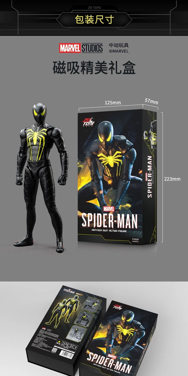 ZD Toys Marvel's Spider-Man Anti-Ock Suit 7" Articulated Action Figure in Stock 07FC0E-D4 - KOEEK