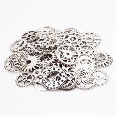 100g Clock Gears Clock Parts Gold Metal Gears Steampunk Gears Assorted Gears 07FC0E-D4 - KOEEK