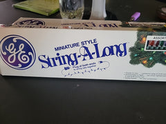 4 sets Vintage GE Miniature Style String -a-Long Christmas 35 Light Set - NIP GE - KOEEK