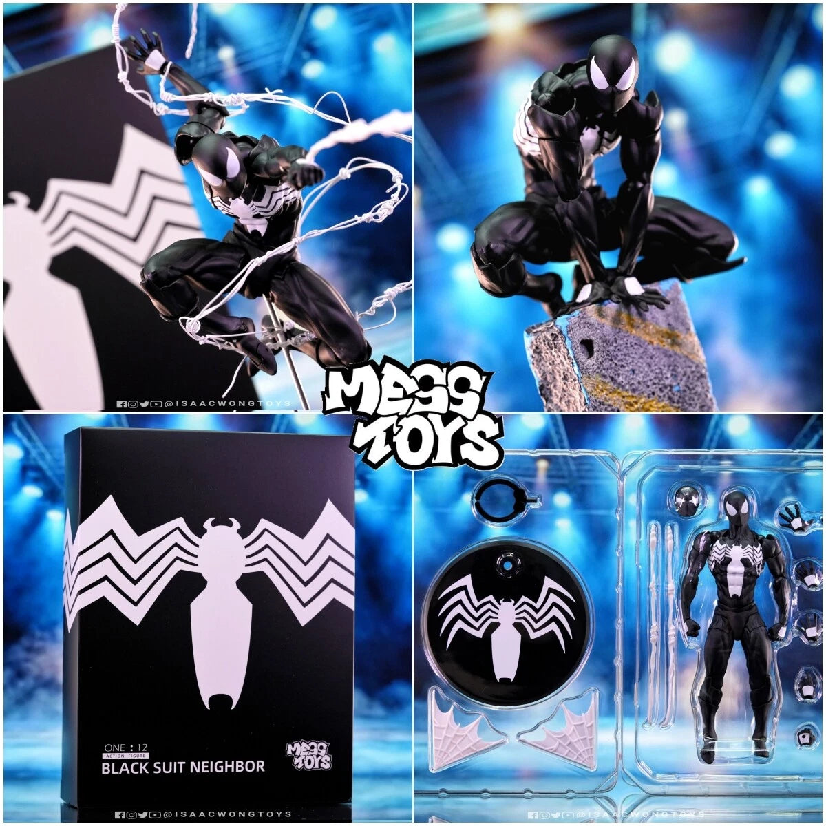 In Stock！CT Toys Messtoys Symbiote Kaine Parker Spider-Man Action Figure Boxed 07FC0E-D4 - KOEEK