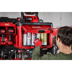 nytt Milwaukee Tool 48-22-8445 Pakkeverktøyskap, svart/rødt, polymer, 19-1/2 i W