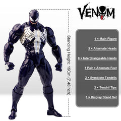 Mess Toys Venom Lethal Neighbor 1/12 Scale Symbiote Action Figure Toy MESS_TOYS - KOEEK