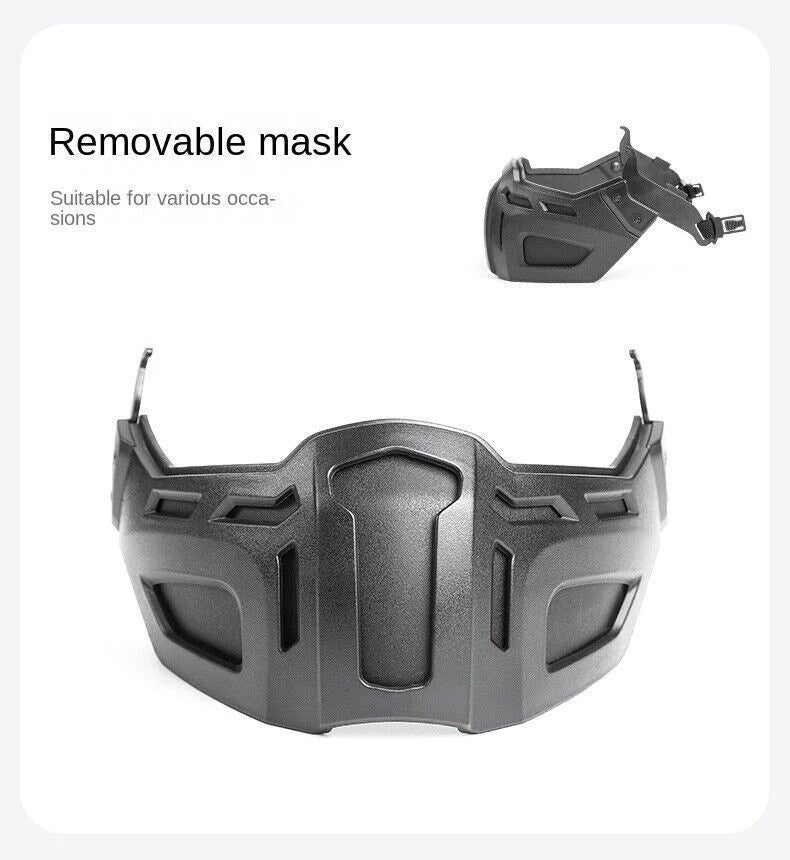 Tactical FAST Mask Goggles Helmet Windproof Face Mask Equipment Full Face Mask 07FC0E-D4 - KOEEK
