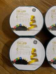 GE Color Choice 150-Count 43-ft Dual Color LED Christmas String Lights LOT GE - KOEEK