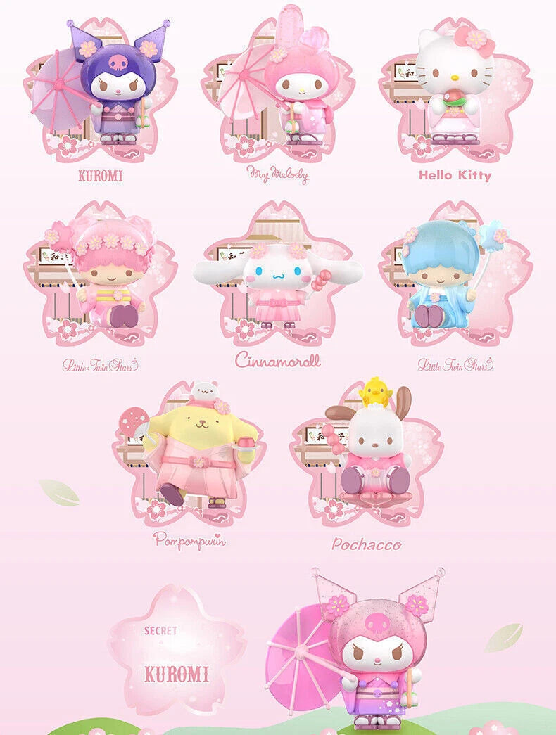 TOPTOY Sanrio Characters Blossom & Wagashi Series Blind Box Confirmed Figure Toy 07FC0E-D4 - KOEEK