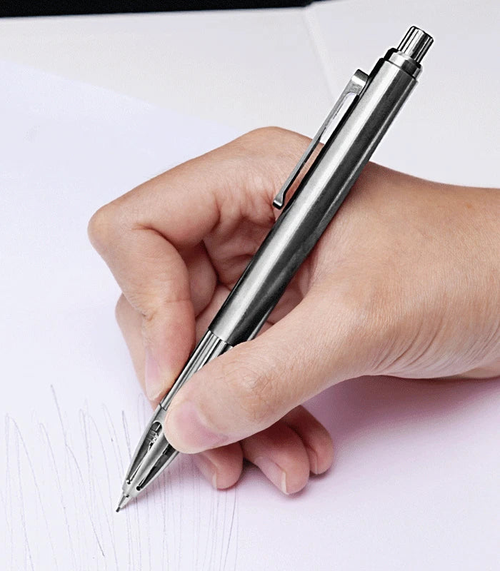 EDC Titanium Mechanical Pencil Ball Pen Signature Drawing Pen Office Stationery 07FC0E-D4 - KOEEK