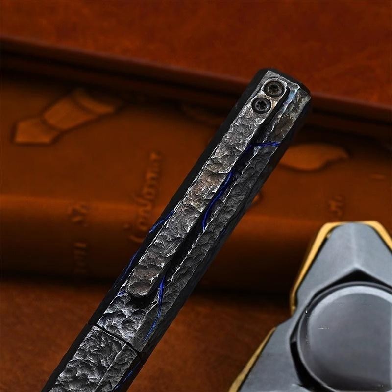 Handmade Titanium Pocket BallPoint Pen Signature Writing Pen Business Office EDC 07FC0E-D4 - KOEEK