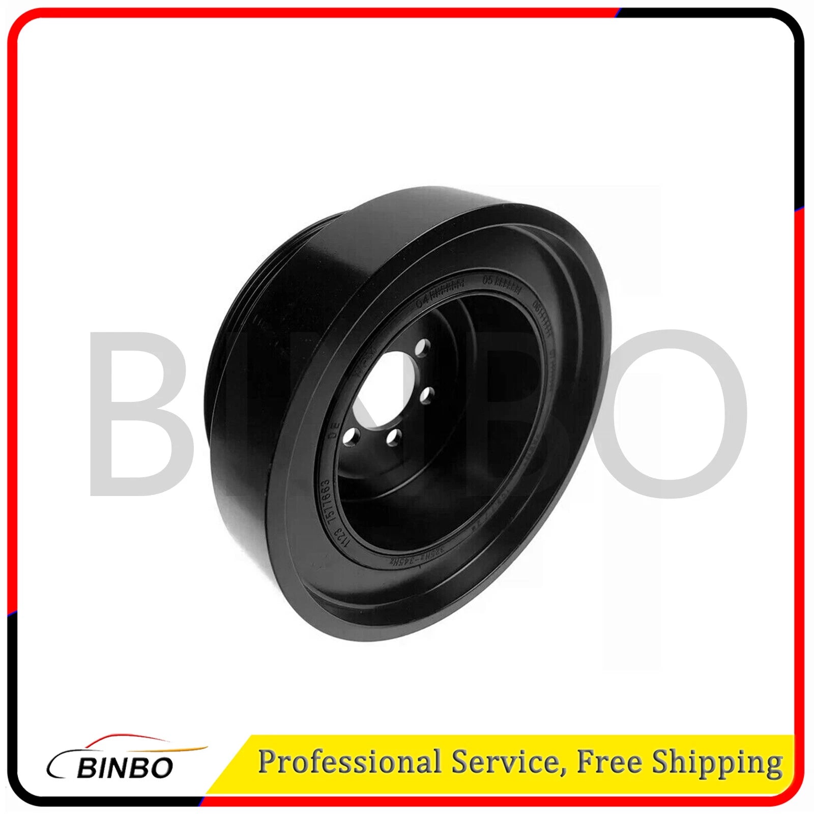 11237577663  Crankshaft Pulley Harmonic Balancer for BMW X3 528i 07FC0E-D4 - KOEEK