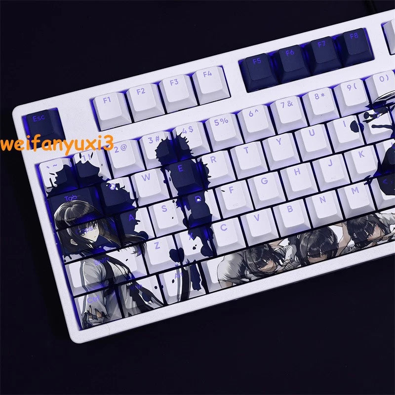 The Hungry Lamb 108 Keys PBT RGB Keycaps for Cherry MX Mechanical Keyboard Gift 07FC0E-D4 - KOEEK