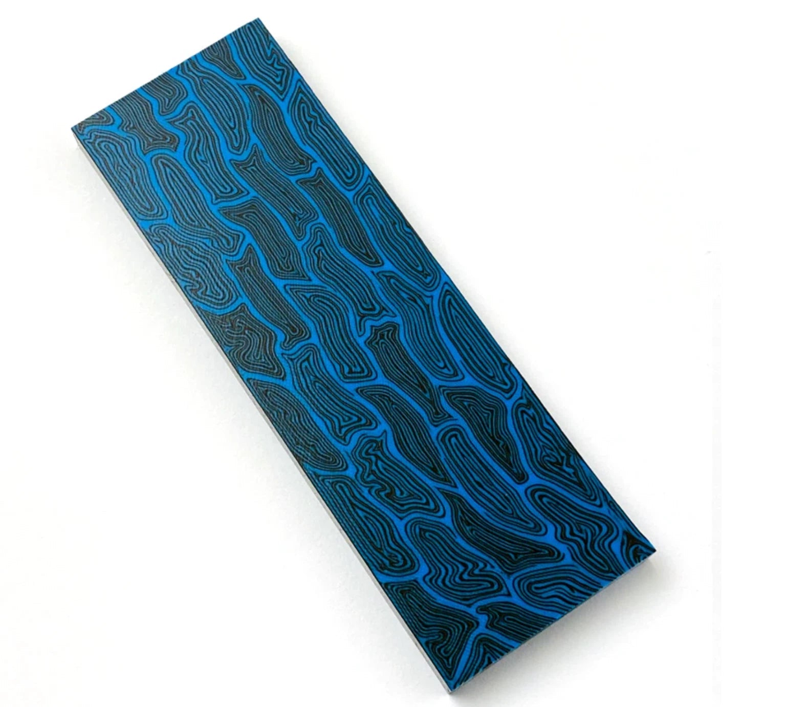 2pcs G10 Knife Handle Material Blanks Scales Composite Damascus Pattern DIY EDC 07FC0E-D4 - KOEEK