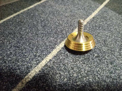 Stainless steel+Brass Hand Twisting Spinning Top Gyro Gyroscope Toys 07FC0E-D4 - KOEEK
