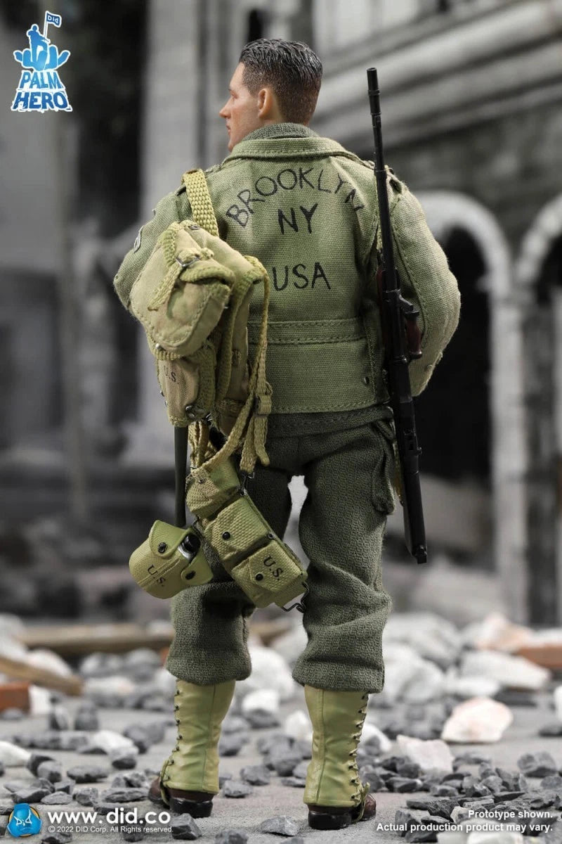 DID WWII US 2nd Ranger Battalion Private First Class Reiben 1/12 Action Figure DID - KOEEK