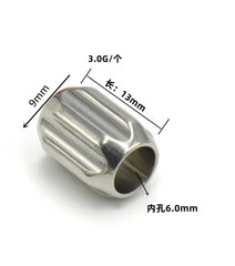 15pcs Steel Bracelet Necklace Beads Paracord Bead EDC Knife Lanyard Beads Crafts 07FC0E-D4 - KOEEK