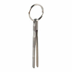 Mini CNC Titanium Keychain Tweezers Pocket Outdoor Lightweight Clamping EDC Tool EDC - KOEEK