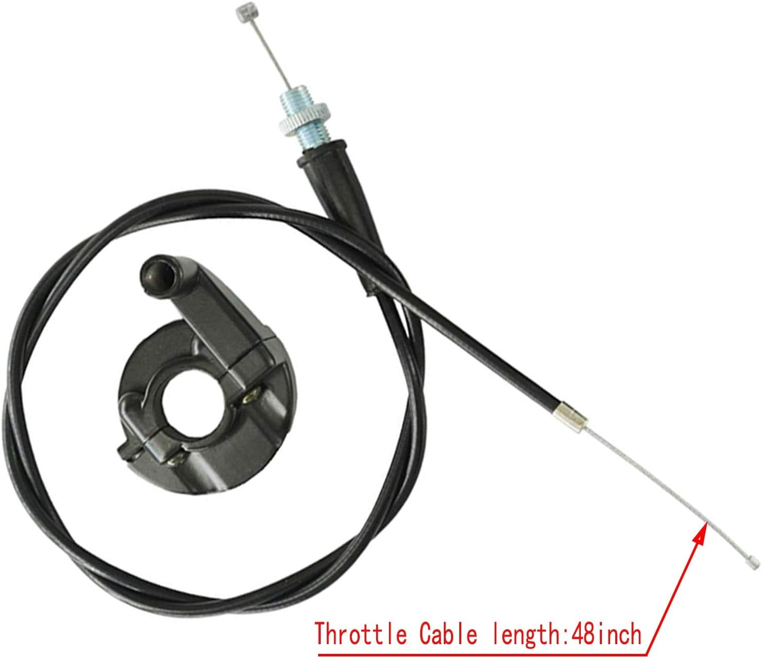 new LIYYOO Throttle Cable Kit, Handle,Right Brake Lever and Left Black LIYYOO - KOEEK