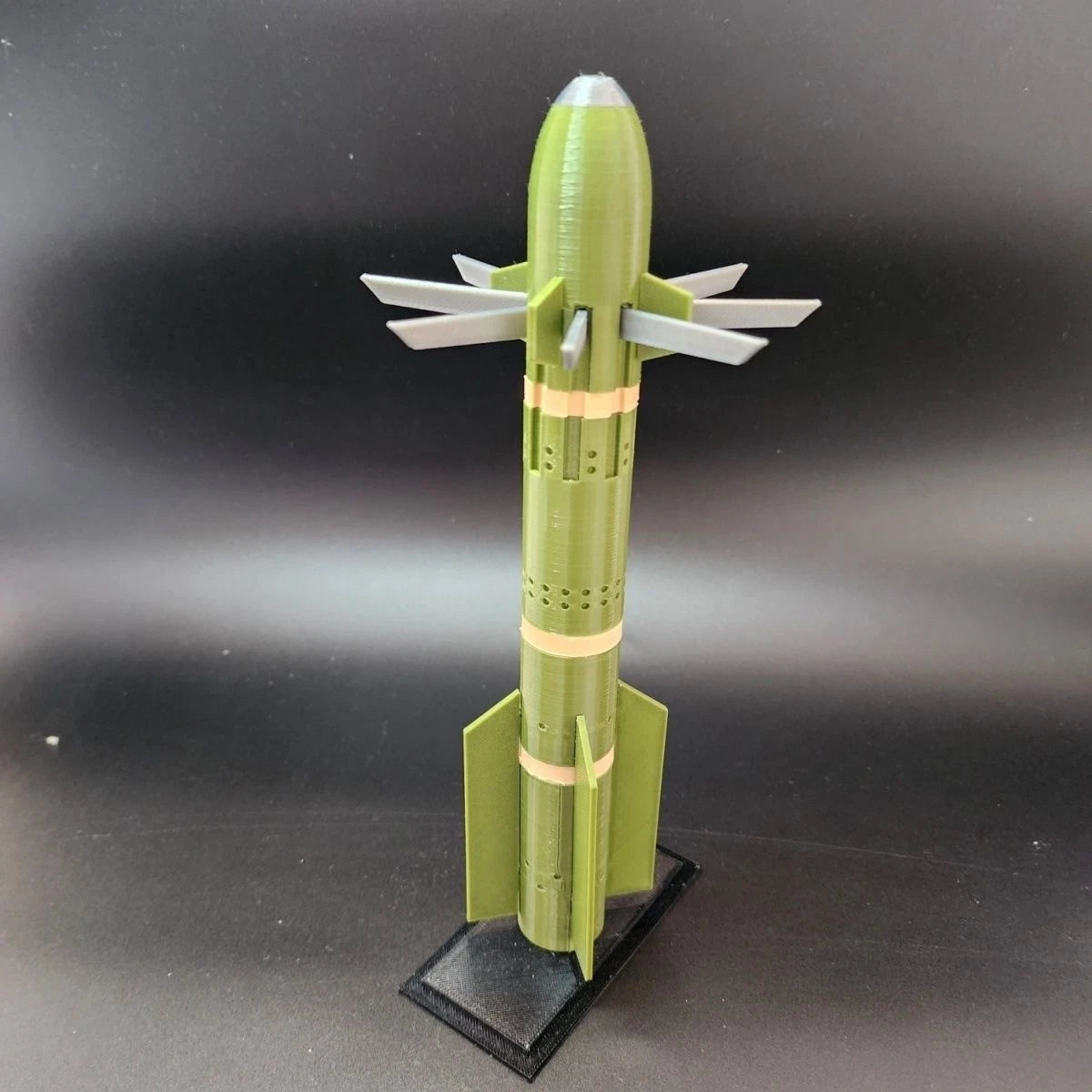 1/18 Hellfire R9X Blade Missile 35cm 3D Printed Finished Model Display 07FC0E-D4 - KOEEK