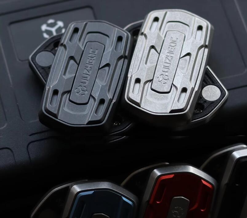Titanium EDC Metal Fidget Push Slider Toys Adult Office Christmas Birthday Gifts 07FC0E-D4 - KOEEK