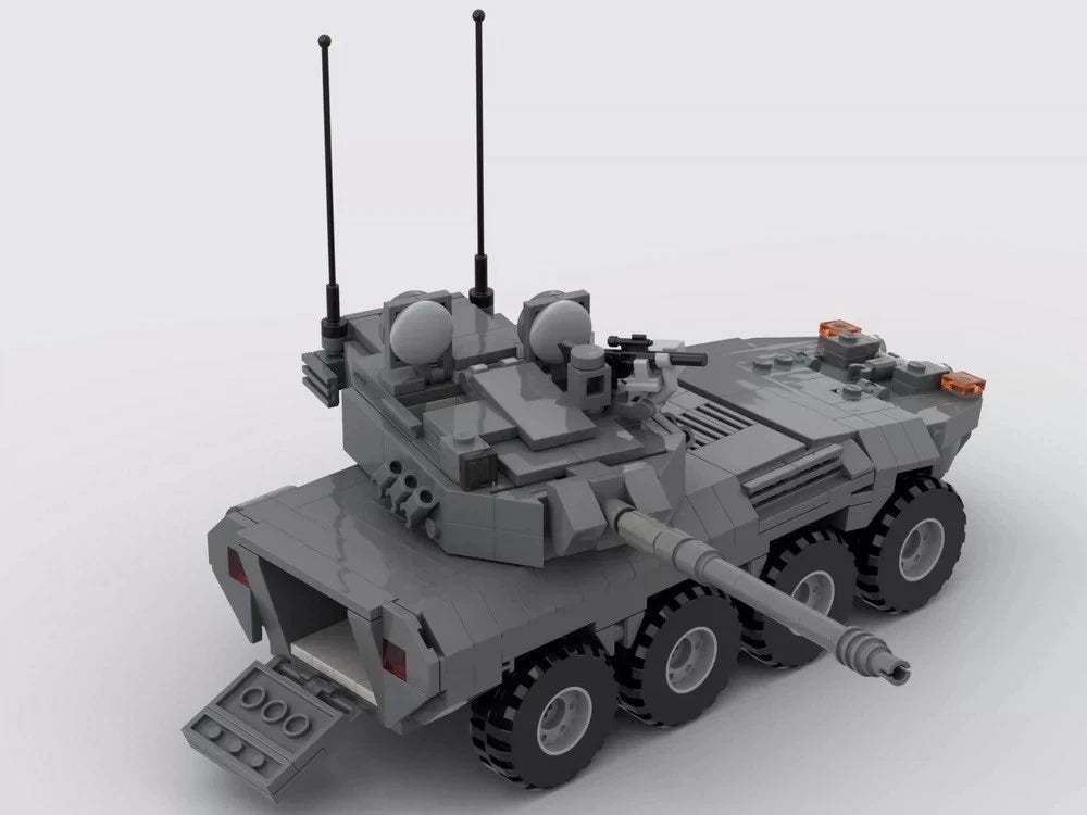 MOC-89851 Centauro Tank Destroyer Building Blocks Military Vehicle Model Kit kid 07FC0E-D4 - KOEEK