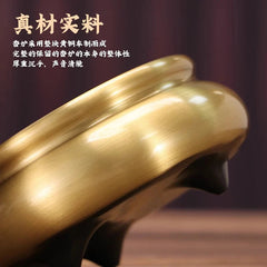 4.5cm Brass Incense Burner Line Censer Make Offerings Buddha Aromatherapy 07FC0E-D4 - KOEEK